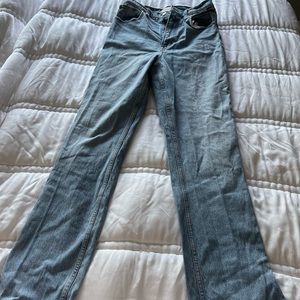 Abercrombie curve love high waisted straight jean